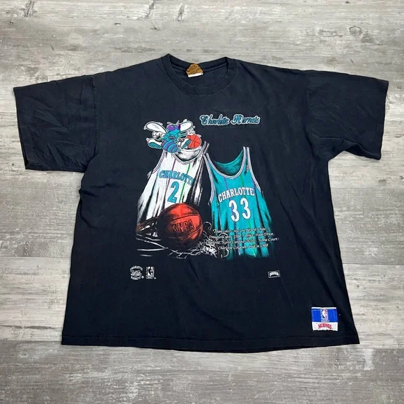 nutmeg mills Shirts Vintage 99s Nutmeg Charlotte Hornets Nba